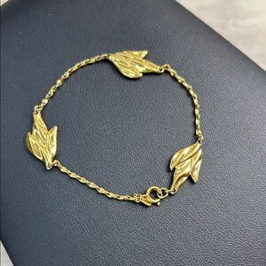 Monet Gold Leaf Bracelet